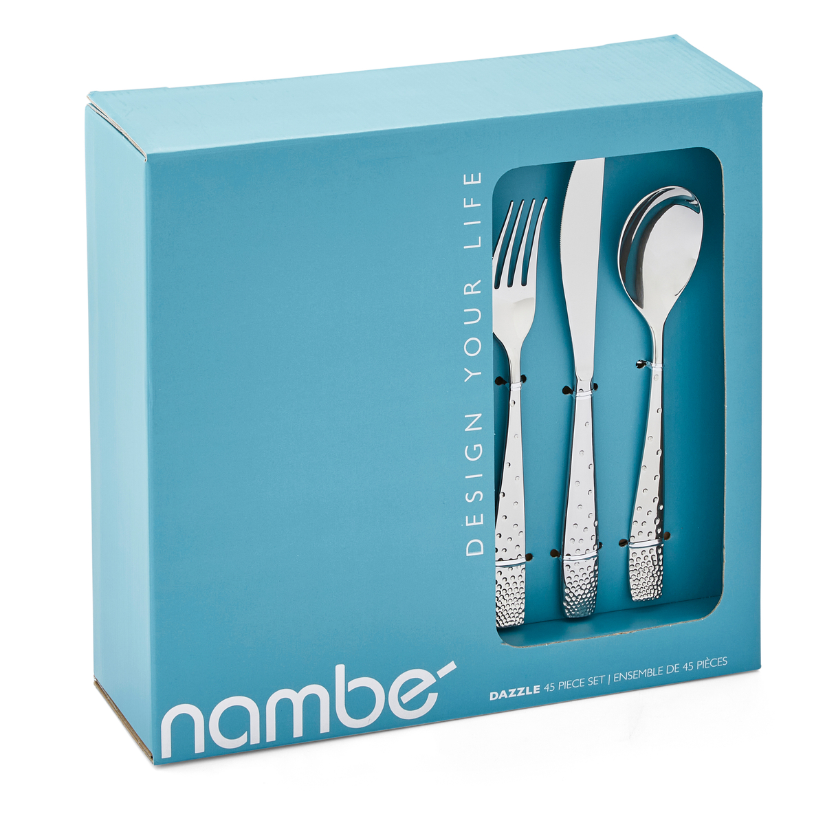 Dazzle 45-Piece Flatware Set image number null
